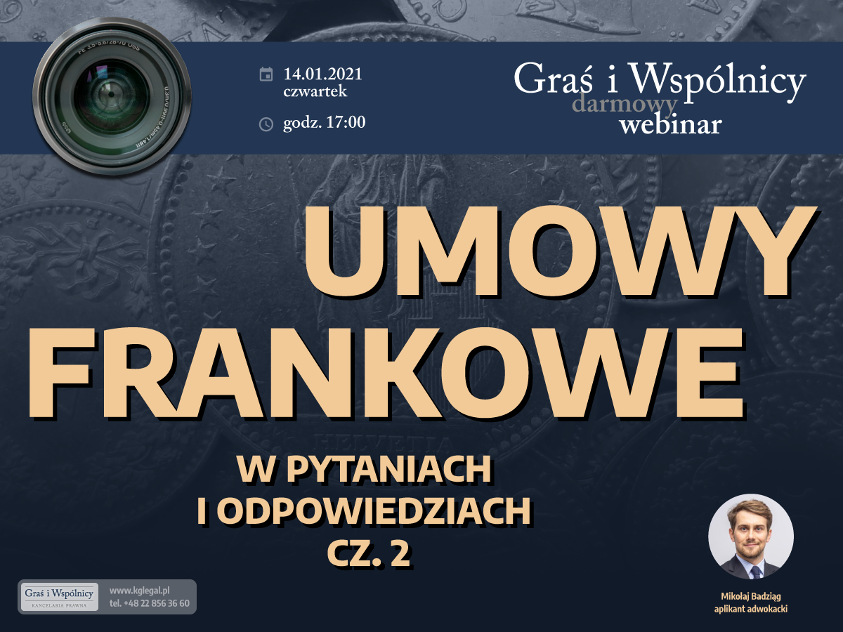 Webinar - Q&A - Umowy frankowe cz. 2 3 umowyFrankowe 201228